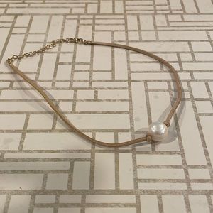 Faux Pearl Chocker